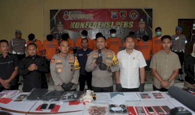 Ganggu-Kamtibmas-Sidoarjo,-Kelompok-Pemuda-Bersajam-Diamankan-Polisi