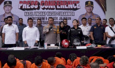 Tiga-Pekan-Polrestabes-Surabaya-Berhasil-Ungkap-70-Kasus-Curanmor,-42-Tersangka-Diamankan