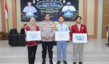 Gelar-Ngabuburit,-Polres-Kediri-Ajak-Pelajar-Perangi-Narkoba