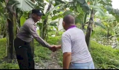 Kapolsek-Taman-Masifkan-Peran-Bhabinkamtibmas-Dukung-Program-Ketahanan-Pangan