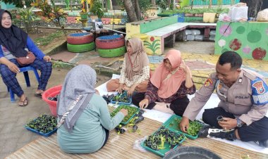 Polsek-Prambon-Dukung-Ketahanan-Pangan-Turut-Kontrol-Lahan-Ketela