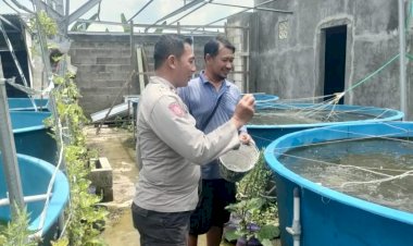 Polri-Apresiasi-Budidaya-Ikan-di-Lahan-Rumah-Warga