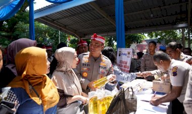 Alumni-Akpol-90-Hadirkan-Pasar-Murah-di-Pedurungan,-Warga-Antusias-Nikmati-Harga-Bersahabat