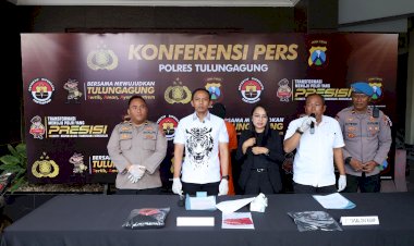 Polisi-Amankan-Oknum-Pesilat-di-Tulungagung-yang-Aniaya-Wakapolsek-Pakel