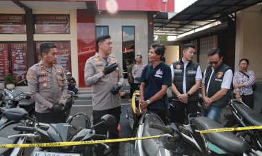 Polres-Jember-Berhasil-Bongkar-Sindikat-Curanmor-Amankan-Tiga-Tersangka-dan-23-Motor-Curian