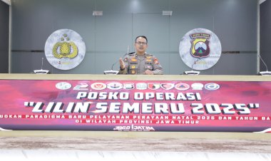 Polda-Jatim-Sampaikan-Update-Arus-Lalu-Lintas-Hari-Keempat-Operasi-Lilin-Semeru-2025