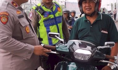 Polres-Pelabuhan-Tanjung-Perak-Gelar-Razia-Kendaraan-Cegah-Curanmor