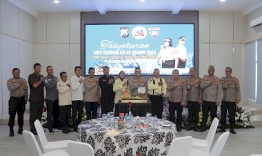 Pesan-Kapolres-Lamongan-di-Tasyakuran-HUT-Satpam-ke-45