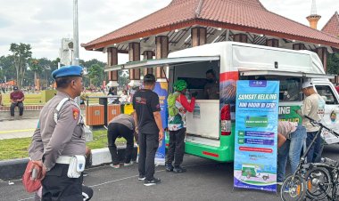 Polresta-Sidoarjo-Hadirkan-Layanan-Publik-di-Car-Free-Day-Alun-alun