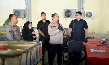 Polres-Gresik-Ungkap-Penimbunan-17-Ribu-Liter-Solar-Subsidi,-Satu-Tersangka-Diamankan