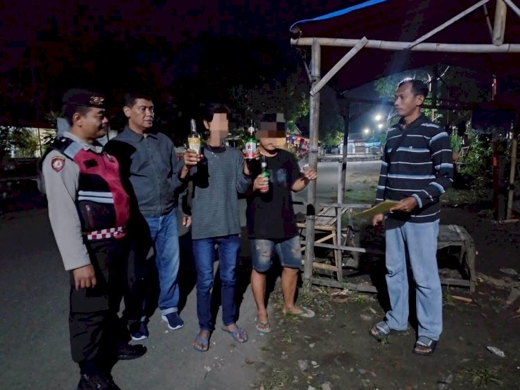 Polisi Amankan Dua Pemuda Mabuk Diduga Bikin Onar di Tulungagung