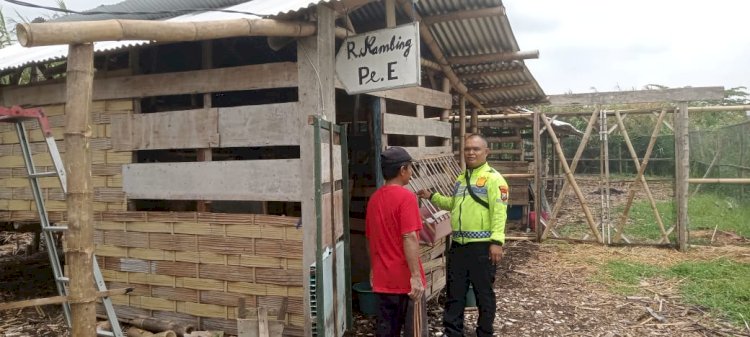 Polsek Gedangan Turunkan Bhabinkamtibmas Dukung Ketahanan Pangan