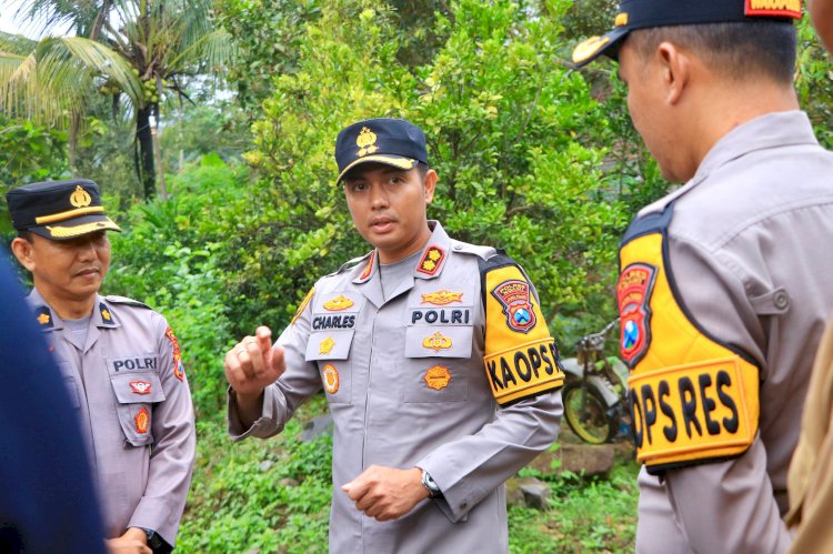 Gelorakan Swasembada Pangan, Kapolres Ngawi Beri Motivasi Petani Edamame