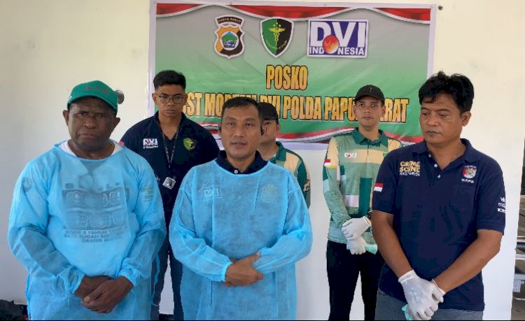 15 Jenazah Korban Bencana Banjir Bandang di Pegunungan Arfak Berhasil Diidentifikasi oleh Tim DVI dan INAFIS Polda Papua Barat