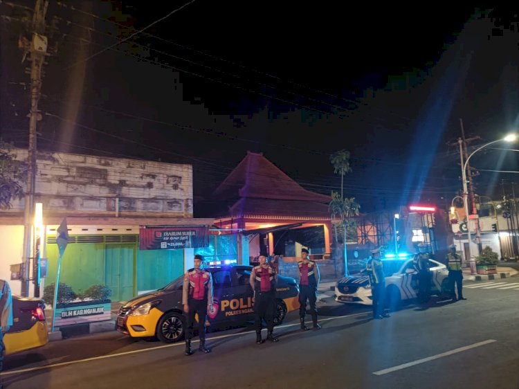 Polres Nganjuk Maksimalkan Patroli SREG di Titik Rawan pada Libur Idul Adha 1446 H