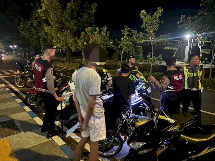 Polres Pasuruan Kota Amankan 8 Unit Motor Tidak Sesuai Spektek, Diduga Balap Liar