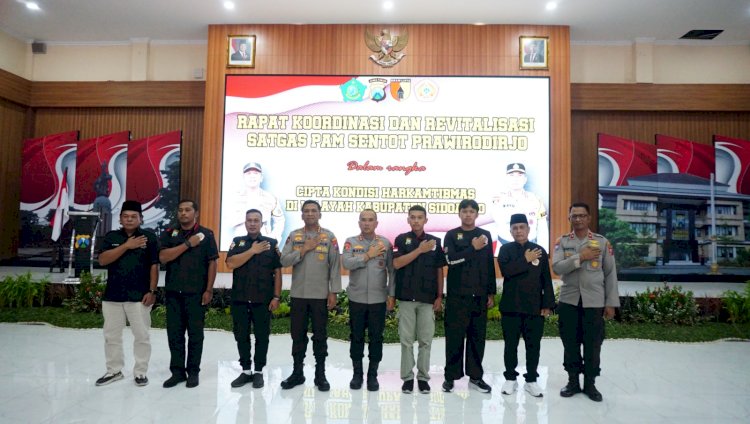 Siap Amankan 1 Suro Solidkan Satgas Pam Sentot Prawirodirjo di Kabupaten Sidoarjo