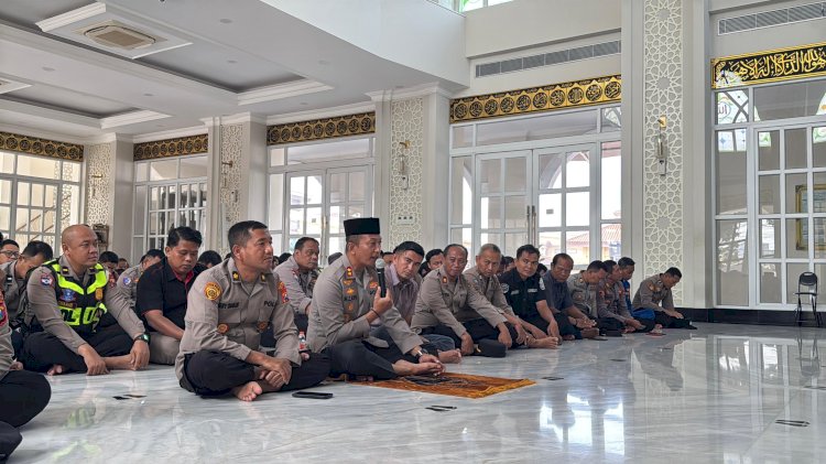 Landasi Nilai Rohani Anggota Polresta Sidoarjo, Guna Pelaksanaan Tugas Wujudkan Kamtibmas