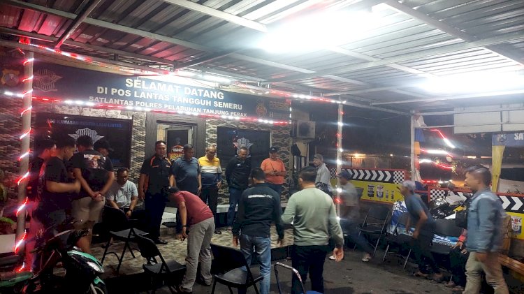 Warga dan Polres Pelabuhan Tanjungperak Kolaborasi Bentuk Pam Swakarsa Jaga Kamtibmas