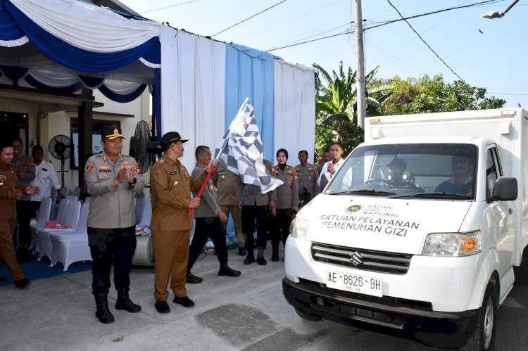 Polres Madiun Kota Launching SPPG Distribusikan 858 MBG