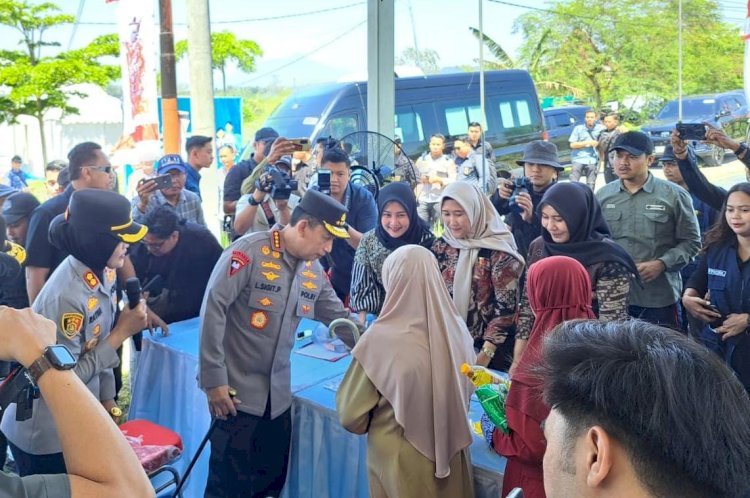 Jaga Stabilitas Pangan, GPM Polri Salurkan 6 Ton Beras SPHP di Pebelan Semarang