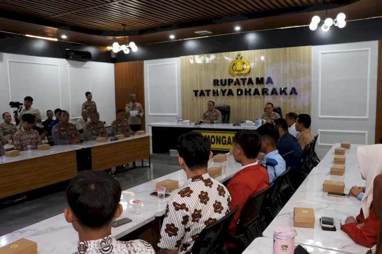Jogo Jatim Polres Lamongan Rekrut Pelajar Jadi Duta Kamtibmas