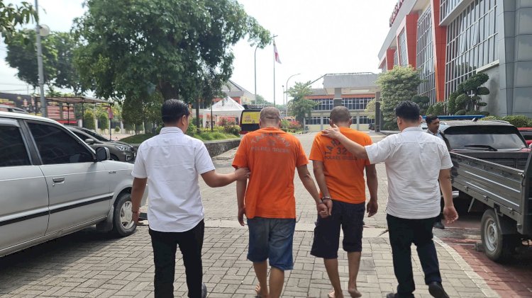 Komitmen Berantas Narkoba Polres Gresik Amankan Dua Tersangka Pengedar Sita Sabu 84 Gram