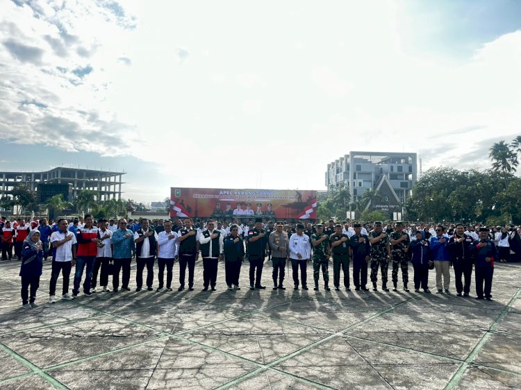 Apel Kebangsaan dan Launching Satgas PHK, Gubernur Riau Tegaskan Negara Harus Hadir Lindungi Pekerja