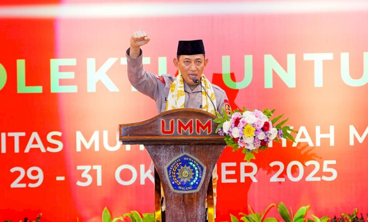 Tutup Tanwir IMM di Malang, Kapolri Ajak Dukung Program Pemerintah