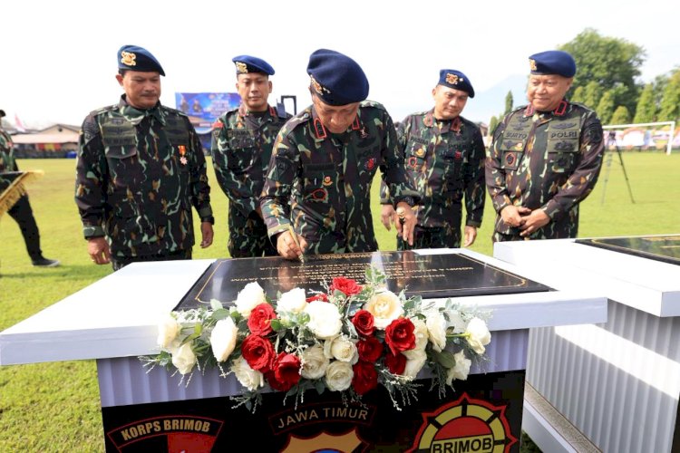 HUT ke-80 Korps Brimob Polri Kapolda Jatim Tegaskan Profesionalisme dan Humanisme