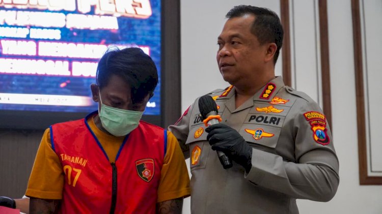 Polrestabes Surabaya Amankan Tersangka Penganiayaan Berujung Maut di Simpang Dukuh