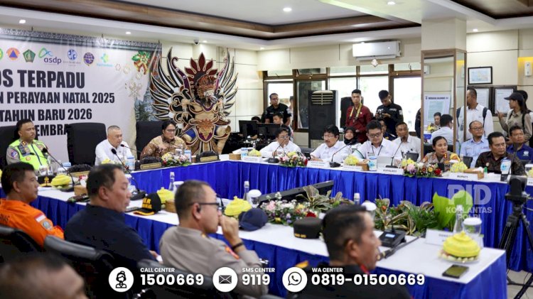 Jelang Libur Tahun Baru 2026 Kakorlantas dan Menhub Cek Pelabuhan Gilimanuk