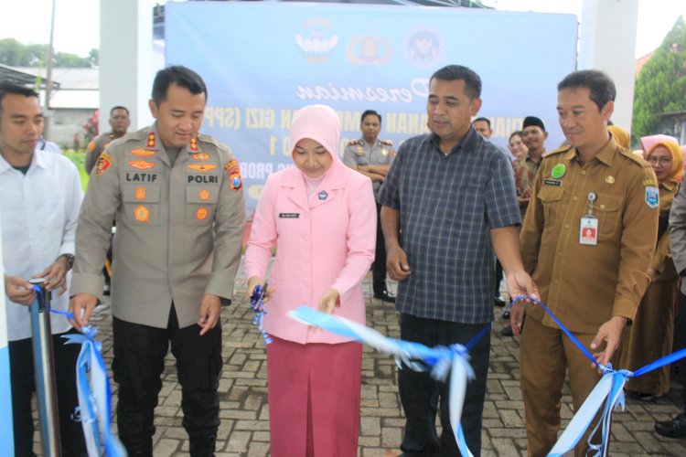 Polres Probolinggo Wujudkan Generasi Sehat Resmikan Dapur SPPG