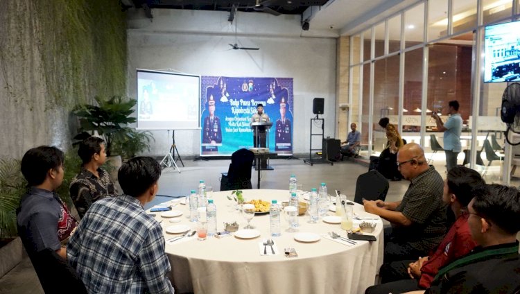Polresta Sidoarjo Buka Puasa Bersama Organisasi Kemahasiswaan, Perkuat Sinergi Jaga Kamtibmas