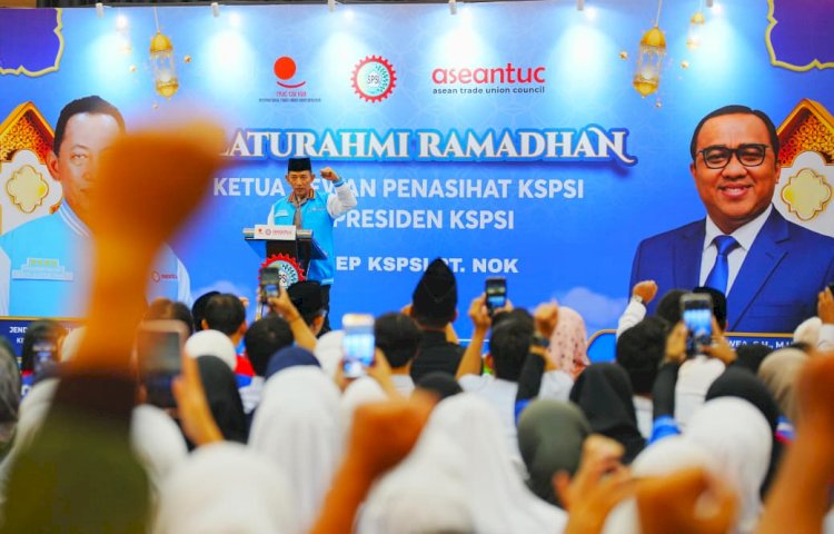 Kapolri Ajak Buruh Bersatu Wujudkan Indonesia Emas 2045