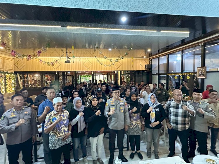 Polresta Sidoarjo Buka Puasa Bersama Awak Media dan Netizen, Perkuat Sinergi Jaga Kamtibmas